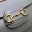 Gucci Horsebit 1955 medium bag ‎702049 leather Gray