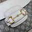 Gucci Horsebit 1955 medium bag ‎702049 GG canvas White