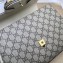 Gucci Horsebit 1955 medium bag ‎702049 GG canvas White