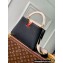 Louis Vuitton Taurillon Leather Capucines BB Bag M21043 Black/Greige Doux/Scarlet