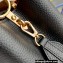 Louis Vuitton Taurillon Leather Capucines BB Bag M21043 Black/Greige Doux/Scarlet
