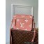 Louis Vuitton Monogram Leather Pochette Metis Bag M46302 Trianon Pink/Cream