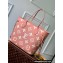 Louis Vuitton Monogram Leather Neverfull MM Tote Bag M46329 Trianon Pink/Cream