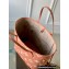Louis Vuitton Monogram Leather Neverfull MM Tote Bag M46329 Trianon Pink/Cream