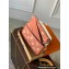 Louis Vuitton Monogram Leather Félicie Pochette Clutch Bag M81759 Trianon Pink/Cream