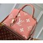 Louis Vuitton Monogram Leather Petit Palais Tote Bag M46353 Trianon Pink/Cream