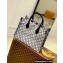 Louis Vuitton Denim textile jacquard OnTheGo MM Tote Bag M46448