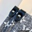 Louis Vuitton Denim textile jacquard OnTheGo MM Tote Bag M46448