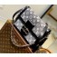 Louis Vuitton Denim textile jacquard Dauphine MM Bag M21458
