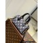 Louis Vuitton Denim textile jacquard Nano Speedy Bag M82242