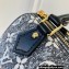 Louis Vuitton Denim textile jacquard Nano Speedy Bag M82242