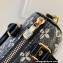 Louis Vuitton Denim textile jacquard Nano Speedy Bag M82242