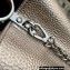 Louis Vuitton Taurillon Leather Capucines Mini Bag Etain Metallic Gray