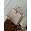 Louis Vuitton Taurillon Leather Capucines MM Bag Etain Metallic Gray