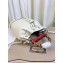 Gucci Diana small bucket bag with Bamboo handle 724652 White