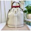 Gucci Diana small bucket bag with Bamboo handle 724652 White