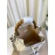 Gucci Diana small bucket bag with Bamboo handle 724652 White