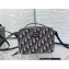 Dior Caro Box Bag with Chain in Oblique Canvas