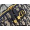 Dior Caro Box Bag with Chain in Oblique Canvas