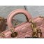 Dior Small Lady D-Joy Bag in Cannage Lambskin Pink 2022