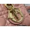 Dior Small Lady D-Joy Bag in Cannage Lambskin Pink 2022