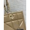 Dior Medium Essential Tote Bag in Archicannage Calfskin Brown 2022