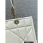 Dior Medium Essential Tote Bag in Archicannage Calfskin White 2022