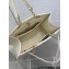Dior Medium Essential Tote Bag in Archicannage Calfskin White 2022