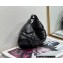 Dior Mini Caro Tulip Bag in Quilted Macrocannage Calfskin Black