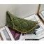 Dior Mini Caro Tulip Bag in Quilted Macrocannage Calfskin Green