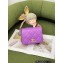 Chanel Lambskin Chain Mini Flap Bag Purple 2023