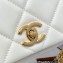 Chanel Lambskin Chain Mini Flap Bag White 2023