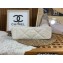 Chanel Shiny Lambskin CHANEL 19 Shopping Bag AS3660 White 2022
