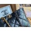 Chanel Shiny Lambskin CHANEL 19 Shopping Bag AS3660 Black 2022