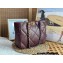 Chanel Shiny Lambskin CHANEL 19 Shopping Bag AS3660 Burgundy 2022