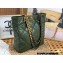 Chanel Shiny Lambskin CHANEL 19 Shopping Bag AS3519 Green 2022