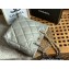 Chanel Shiny Lambskin CHANEL 19 Shopping Bag AS3519 Light Gray 2022