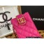 Chanel Lambskin Flap Phone Holder with Chain Bag AP2981 Fuchsia 2022