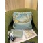 Chanel 22 Small Shopping Handbag AS3260 Pale Green 2022
