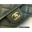 Chanel Small Flap Bag with Top Handle Bag AS3653 Grained Calfskin Green 2022