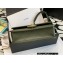 Chanel Small Flap Bag with Top Handle Bag AS3653 Grained Calfskin Green 2022