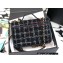 Chanel Small Flap Bag with Top Handle AS3653 Wool Tweed Check Black 2022