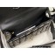Chanel Small Flap Bag with Top Handle AS3653 Wool Tweed Black/White 2022
