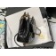 Chanel Shiny Crumpled Calfskin Small Hobo Bag AS3710 Black 2022