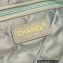 Chanel 22 Medium Shopping Handbag AS3261 Pale Green 2022