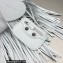 Balenciaga Le Cagole Xs Shoulder Bag in Fringed 92718 White