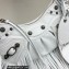 Balenciaga Le Cagole Xs Shoulder Bag in Fringed 92718 White