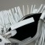 Balenciaga Le Cagole Xs Shoulder Bag in Fringed 92718 White