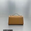 Savette Symmetry Pochette leather tote Bag 1852 Brown