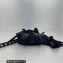 Balenciaga Le Cagole Xs Shoulder Bag in Crushed Velvet 92718 Black